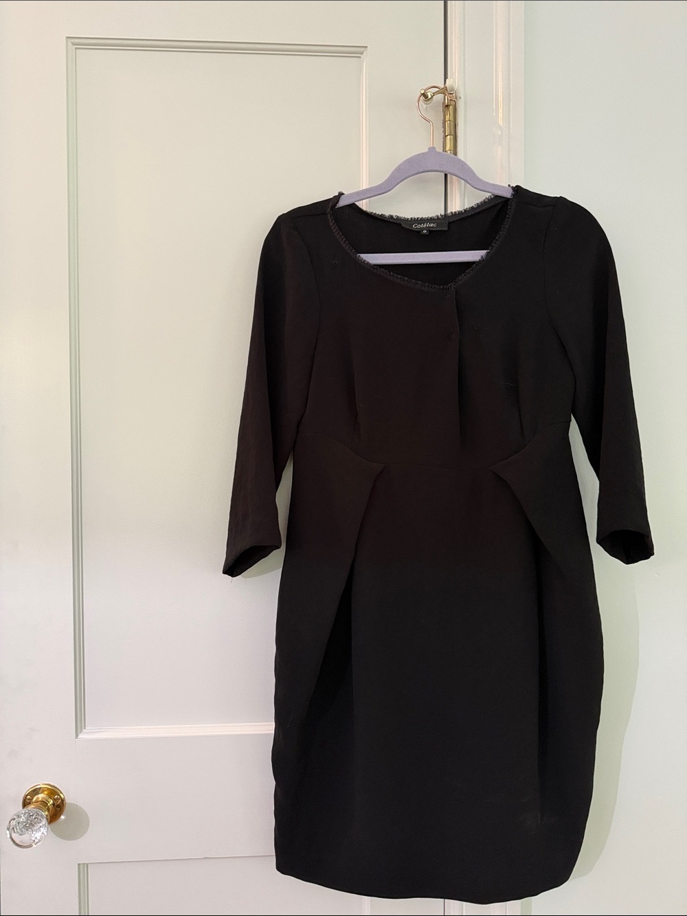 Classic Black Women's Sheath Dress by Cotelac